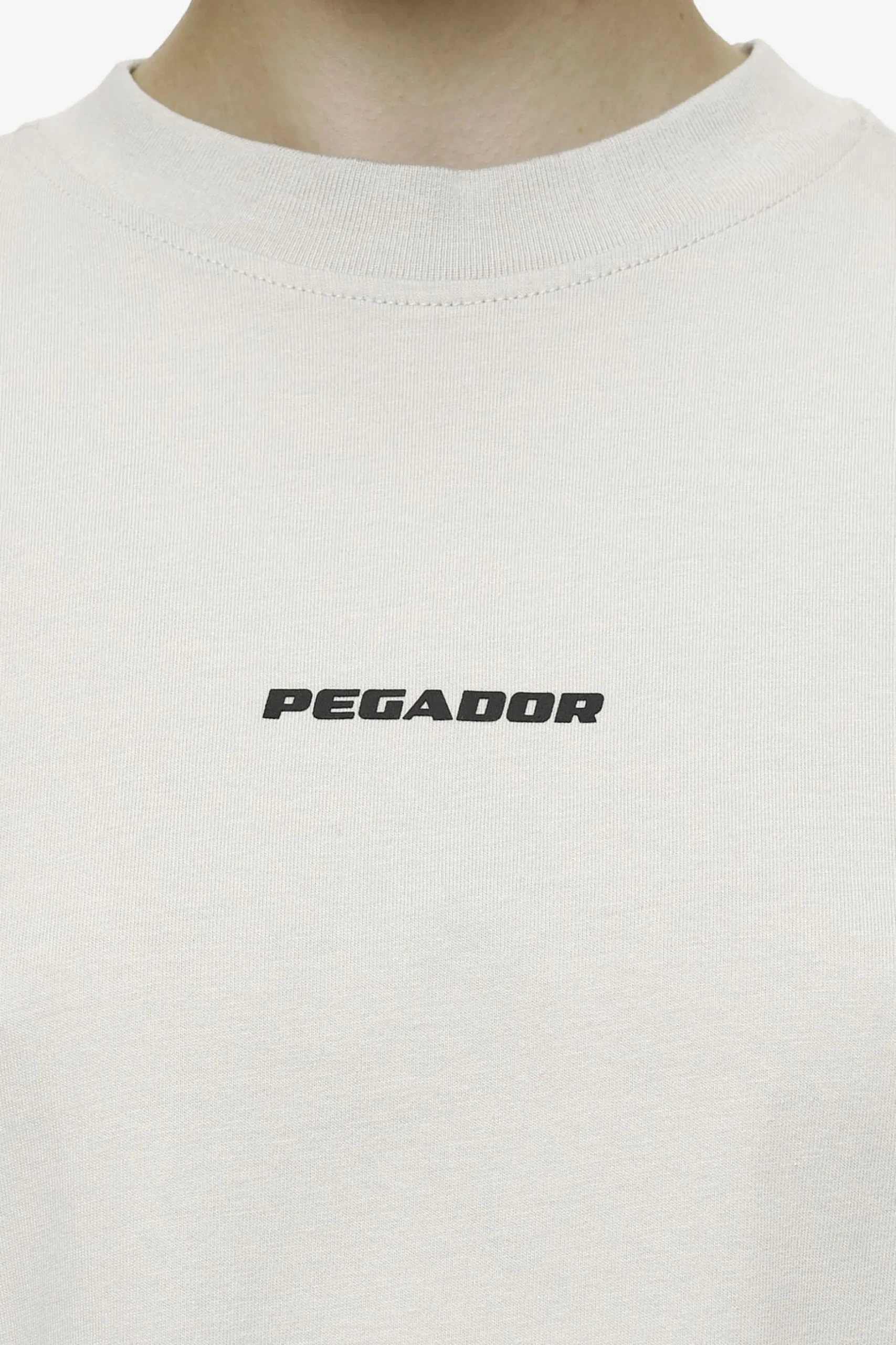 Pegador Tees|Bracy Heavy Oversized Tee Black Gum Washed Moon Grey