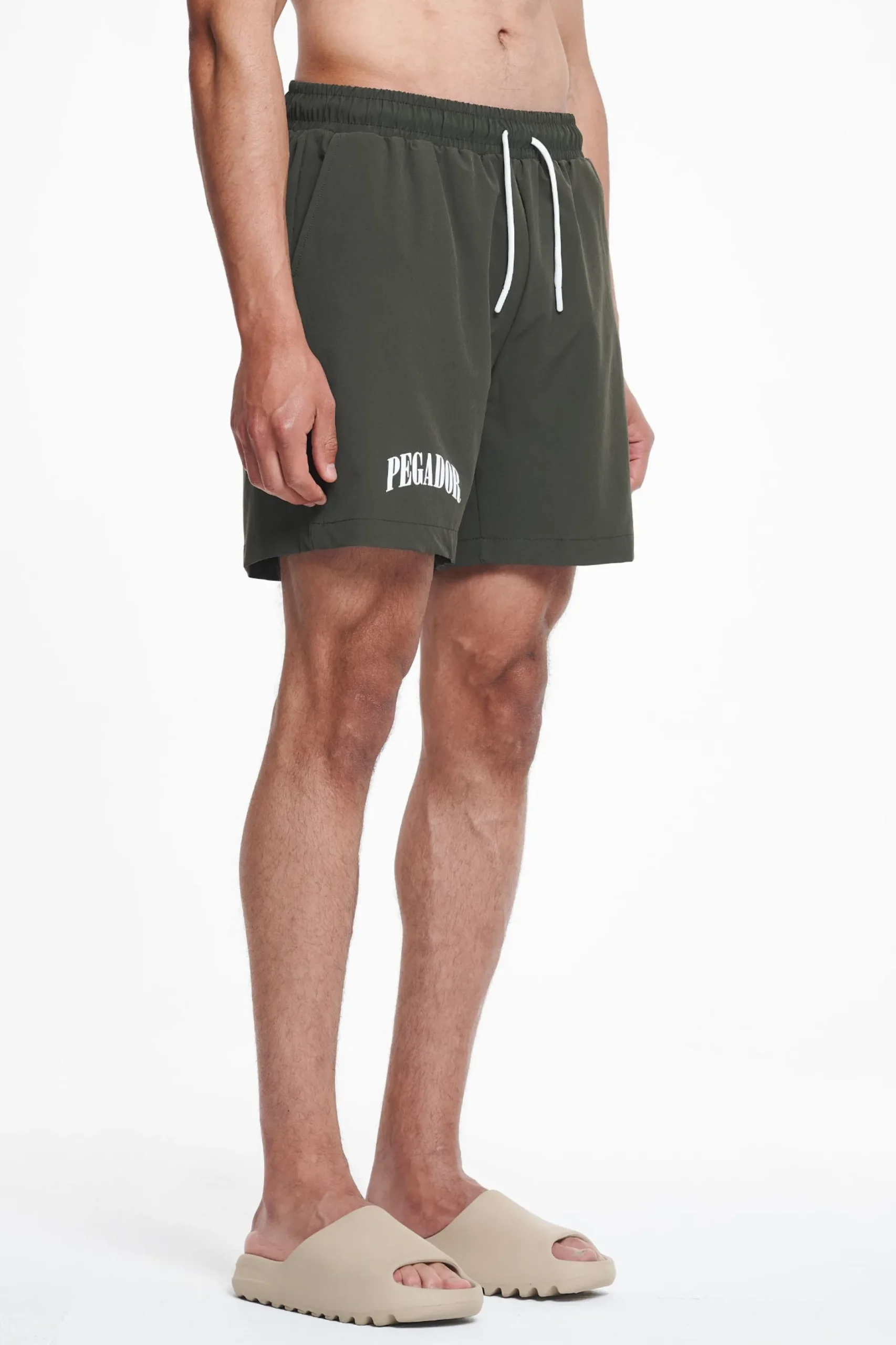 Pegador Swim Shorts|Brule Swim Shorts Dark Olive