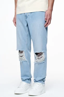 Pegador Jeans|Bulver Straight Jeans Washed Light Blue