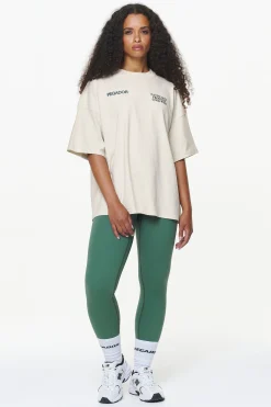 Pegador Tees|Cadogan Heavy Oversized Tee Vintage Washed Bone White
