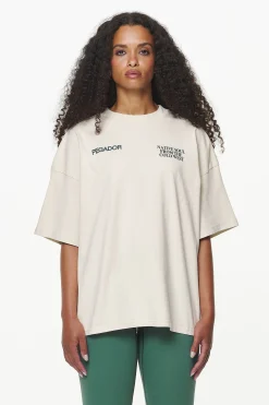 Pegador Tees|Cadogan Heavy Oversized Tee Vintage Washed Bone White