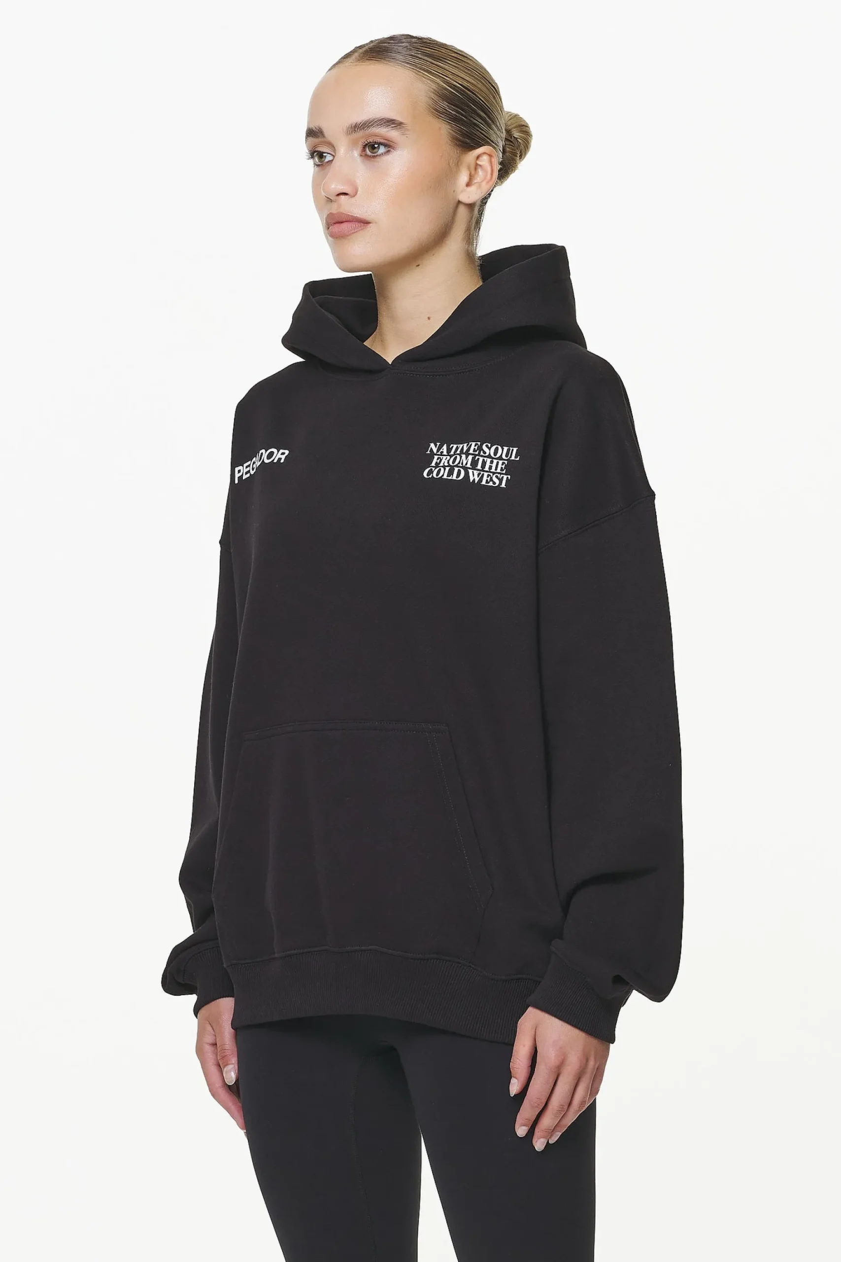 Pegador Hoodies|Cadogan Oversized Hoodie Black