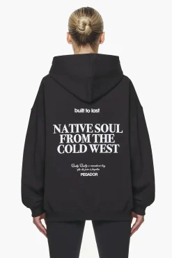 Pegador Hoodies|Cadogan Oversized Hoodie Black