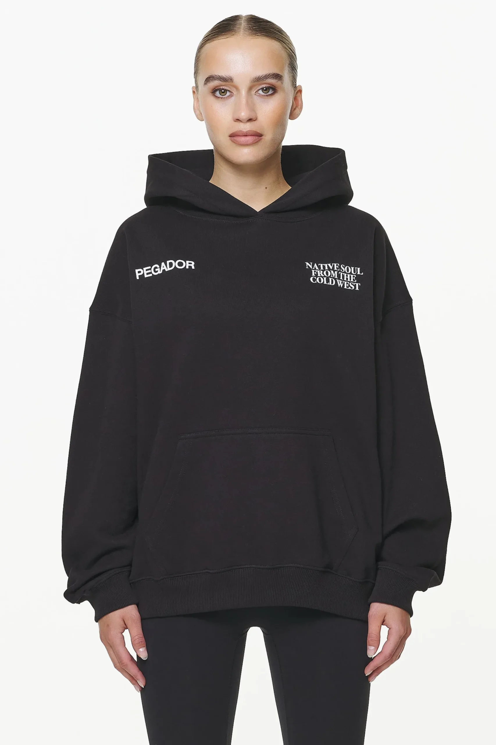 Pegador Hoodies|Cadogan Oversized Hoodie Black