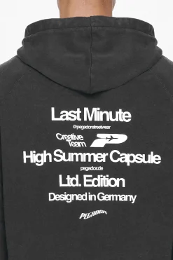 Pegador Hoodies|Zip Hoodies|Caesar Terry Raglan Sweat Jacket Vintage Black