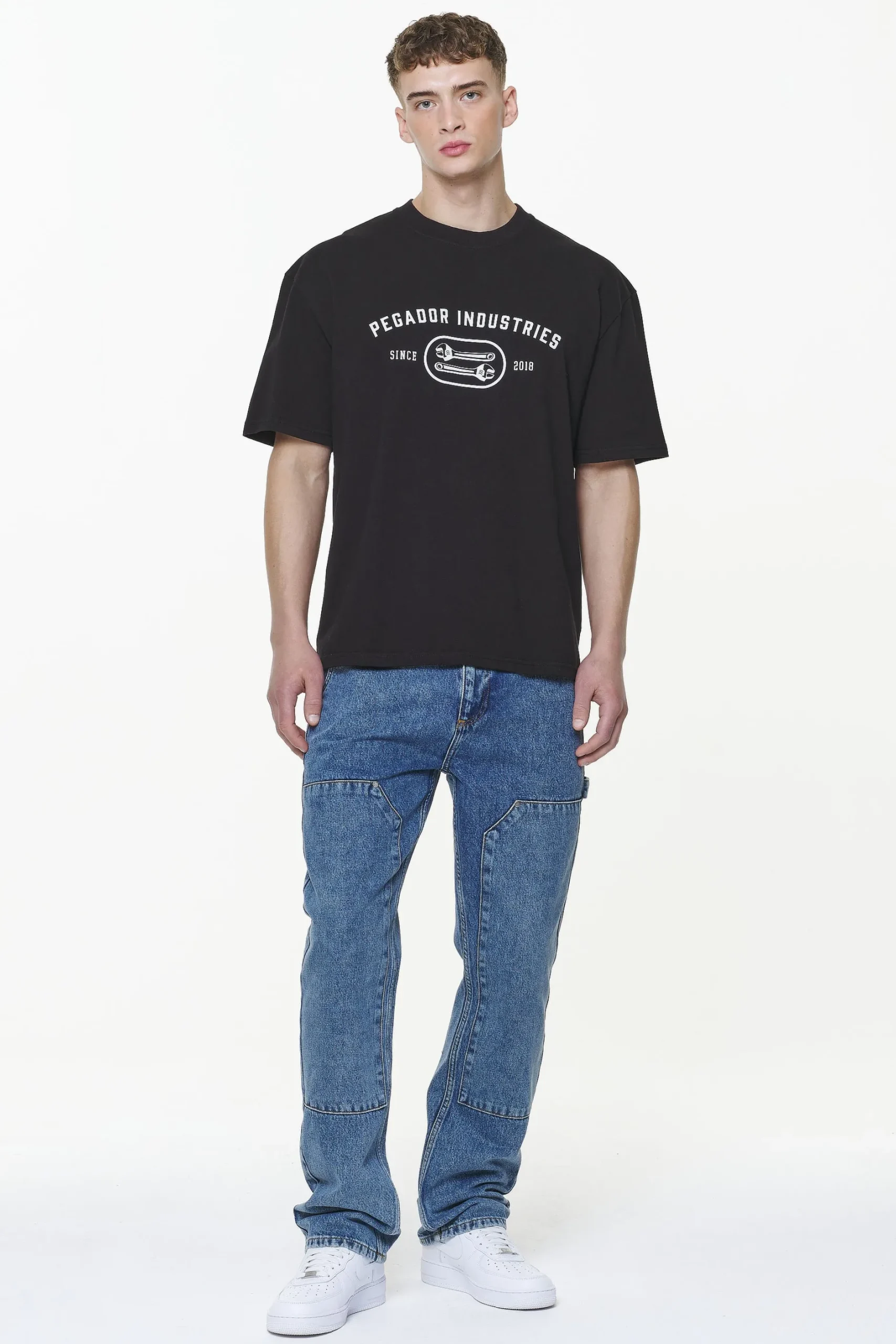 Pegador Jeans|Cassido Carpenter Jeans Washed Blue
