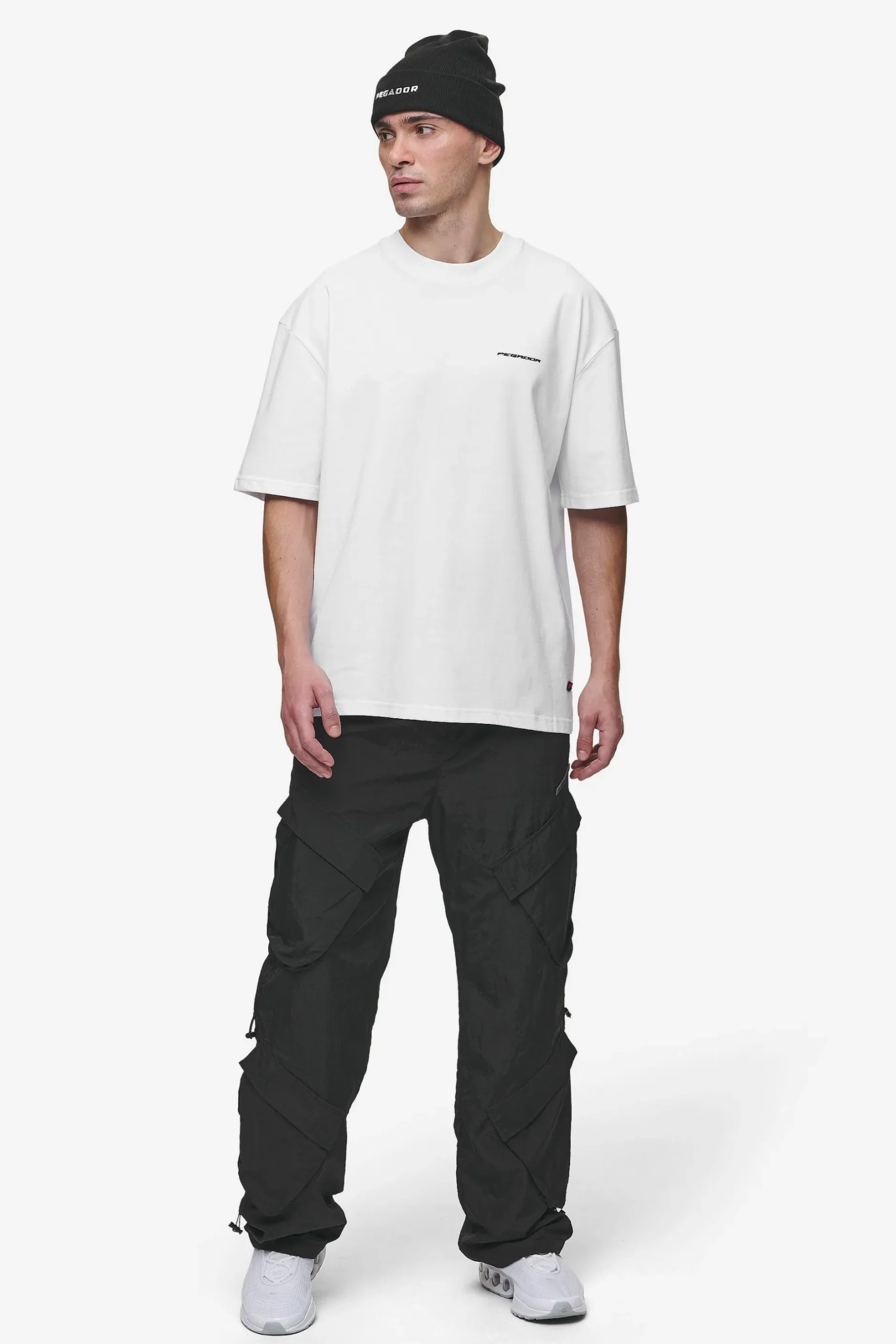 Pegador Tees|Charles Oversized Tee White