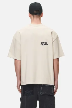 Pegador Tees|Clayson Boxy Tee Washed Desert Sand