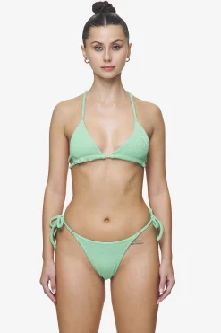 Pegador Underwear|Codina Drawstring Tie Side Bikini Panty Peppermint green