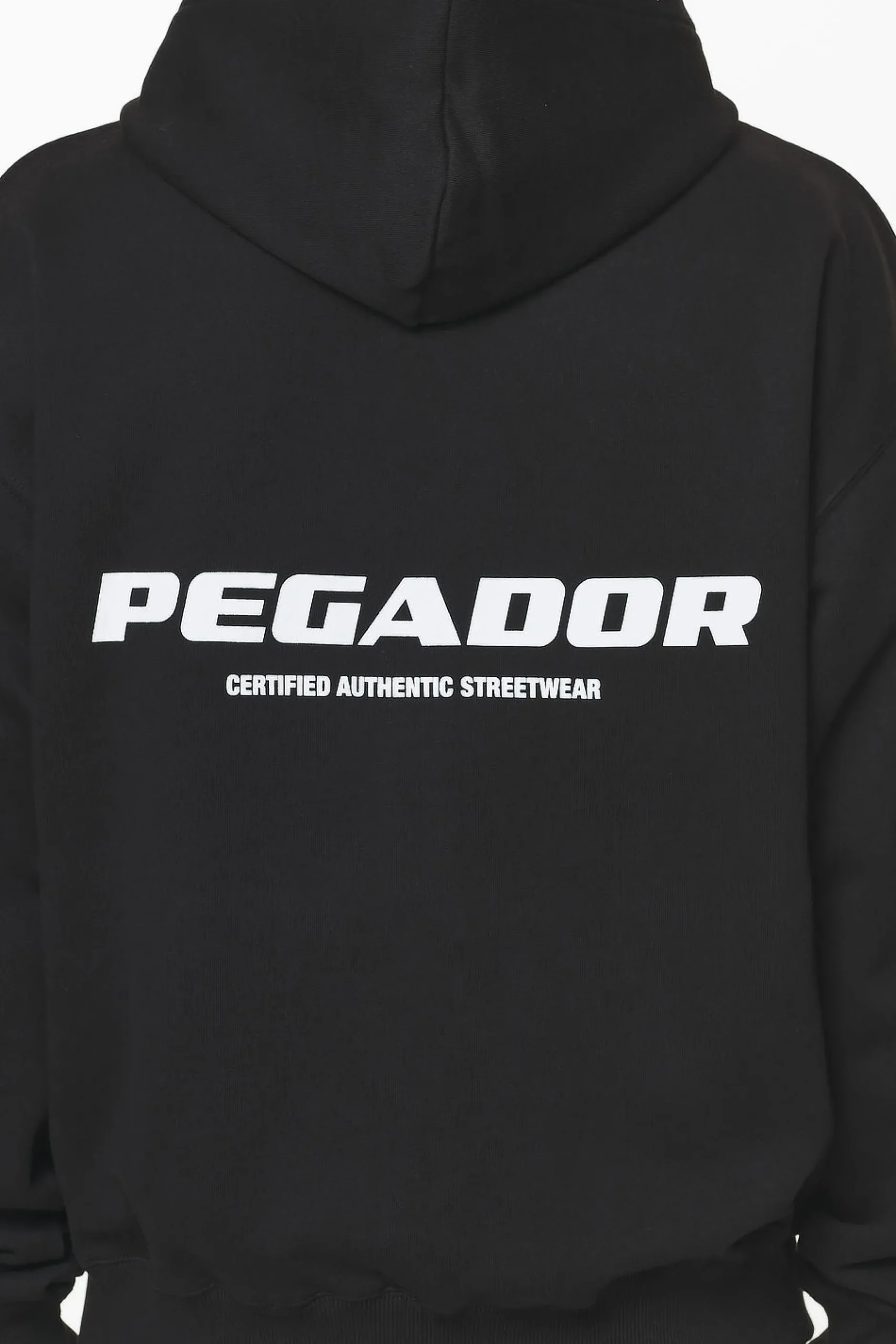 Pegador Hoodies|Zip Hoodies|Colne Logo Oversized Sweat Jacket Black
