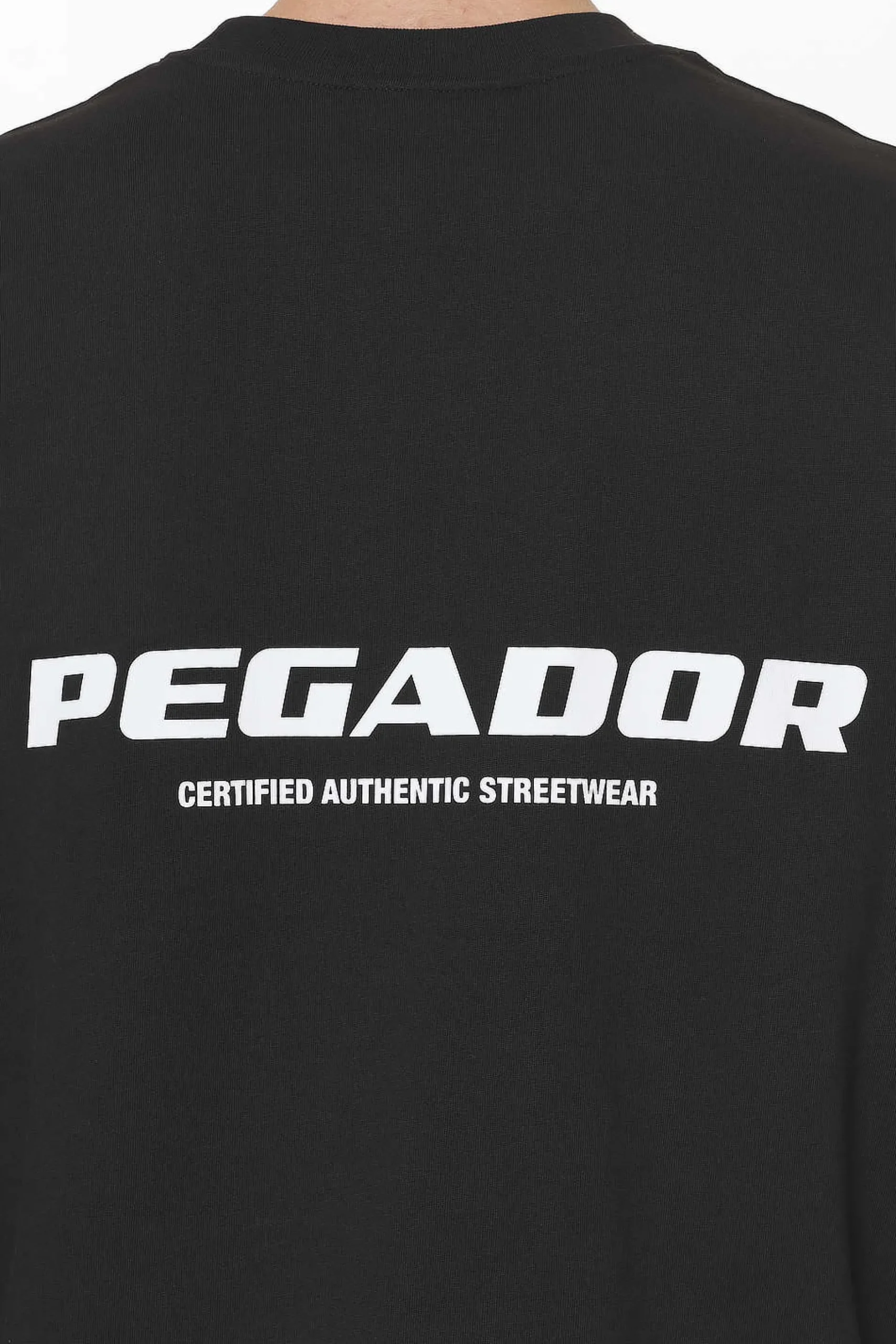Pegador Tees|Colne Logo Oversized Tee Black