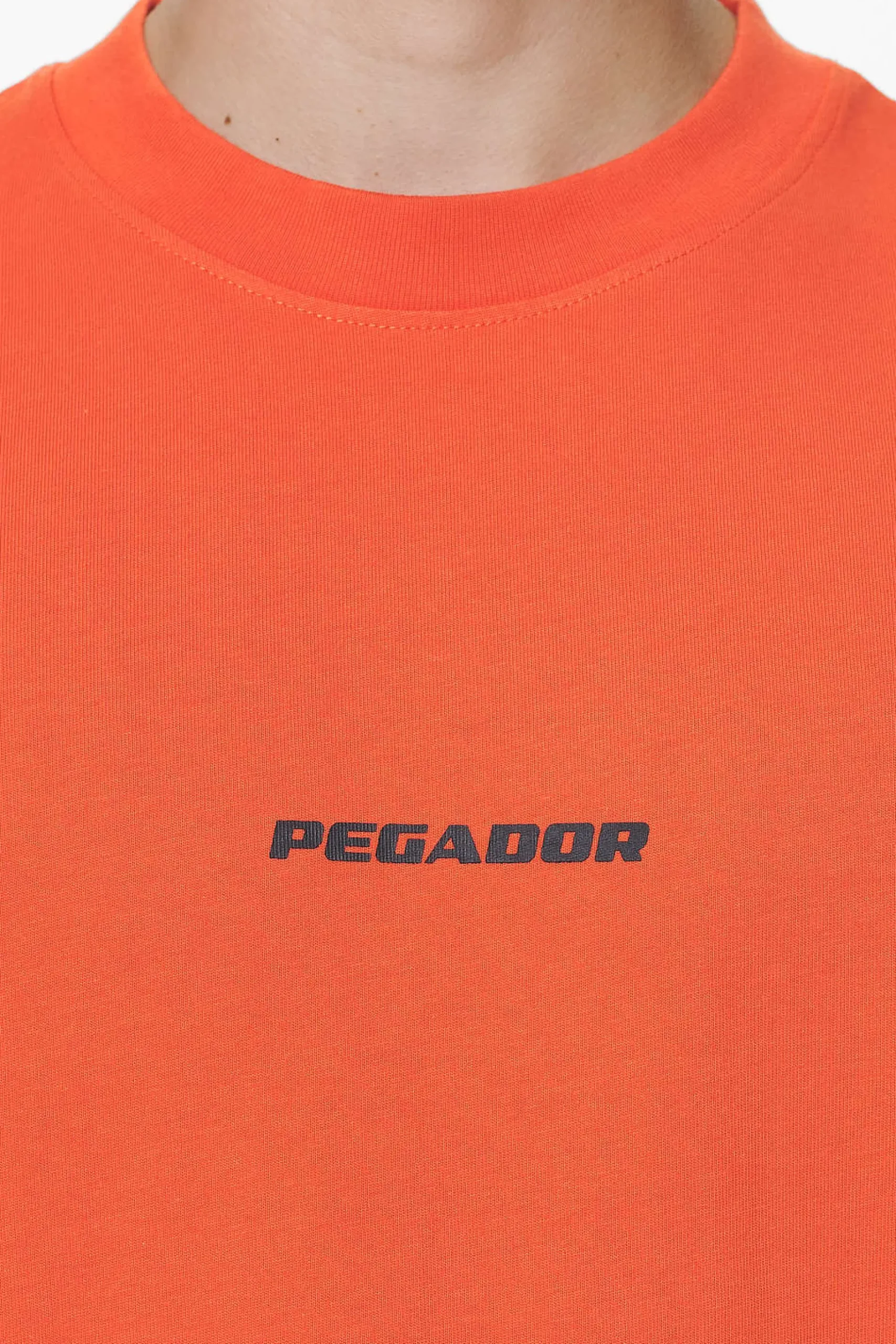 Pegador Tees|Colne Logo Oversized Tee Washed Signal Red
