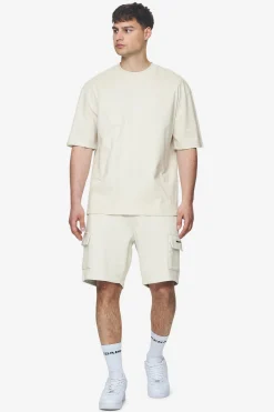 Pegador Tees|Colne Logo Oversized Tee Baby Blue Washed salty cream