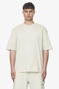 Pegador Tees|Colne Logo Oversized Tee Baby Blue Washed salty cream