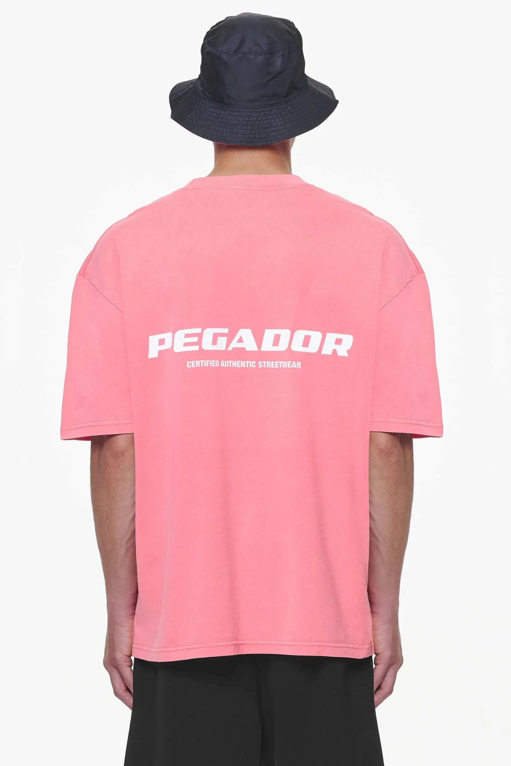 Pegador Tees|Colne Logo Oversized Tee Vintage Strawberry