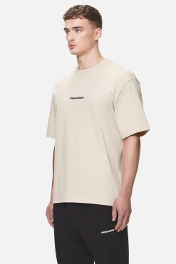 Pegador Tees|Colne Logo Oversized Tee Washed Desert Sand