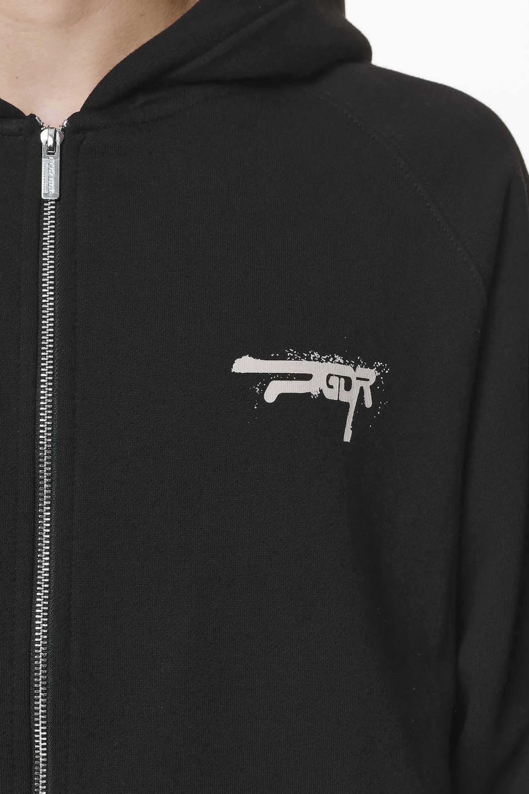 Pegador Hoodies|Zip Hoodies|Condor Raglan Sweat Jacket Black