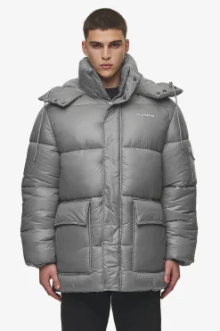 Pegador Jackets|Conell Puffer Parka Rock Grey