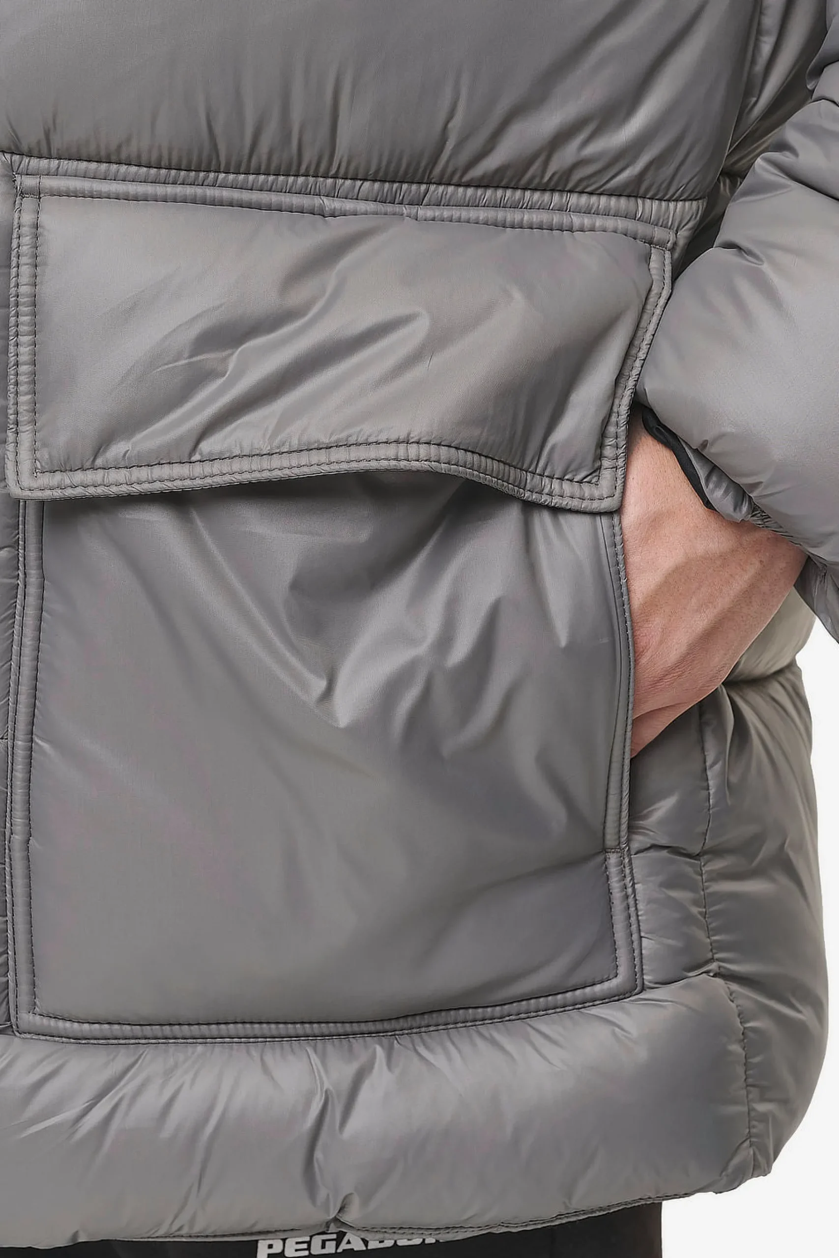 Pegador Jackets|Conell Puffer Parka Rock Grey