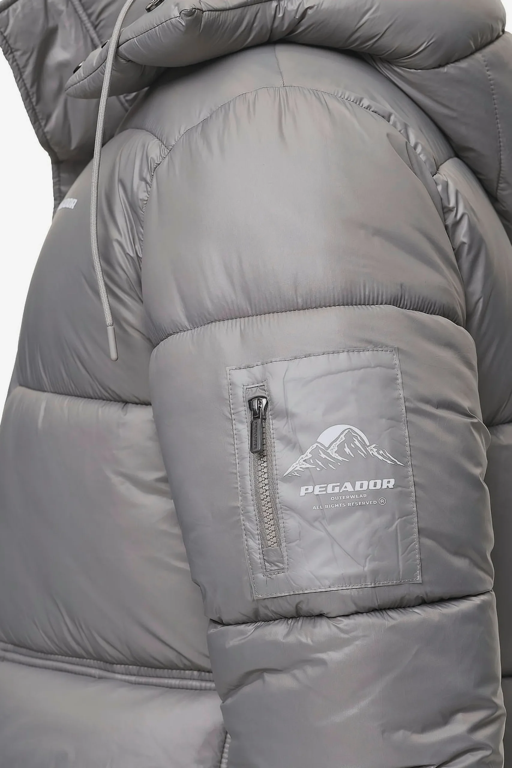 Pegador Jackets|Conell Puffer Parka Rock Grey