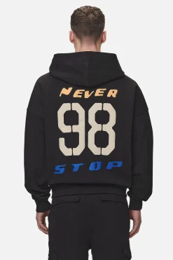 Pegador Hoodies|Zip Hoodies|Corey Terry Boxy Sweat Jacket Washed Black