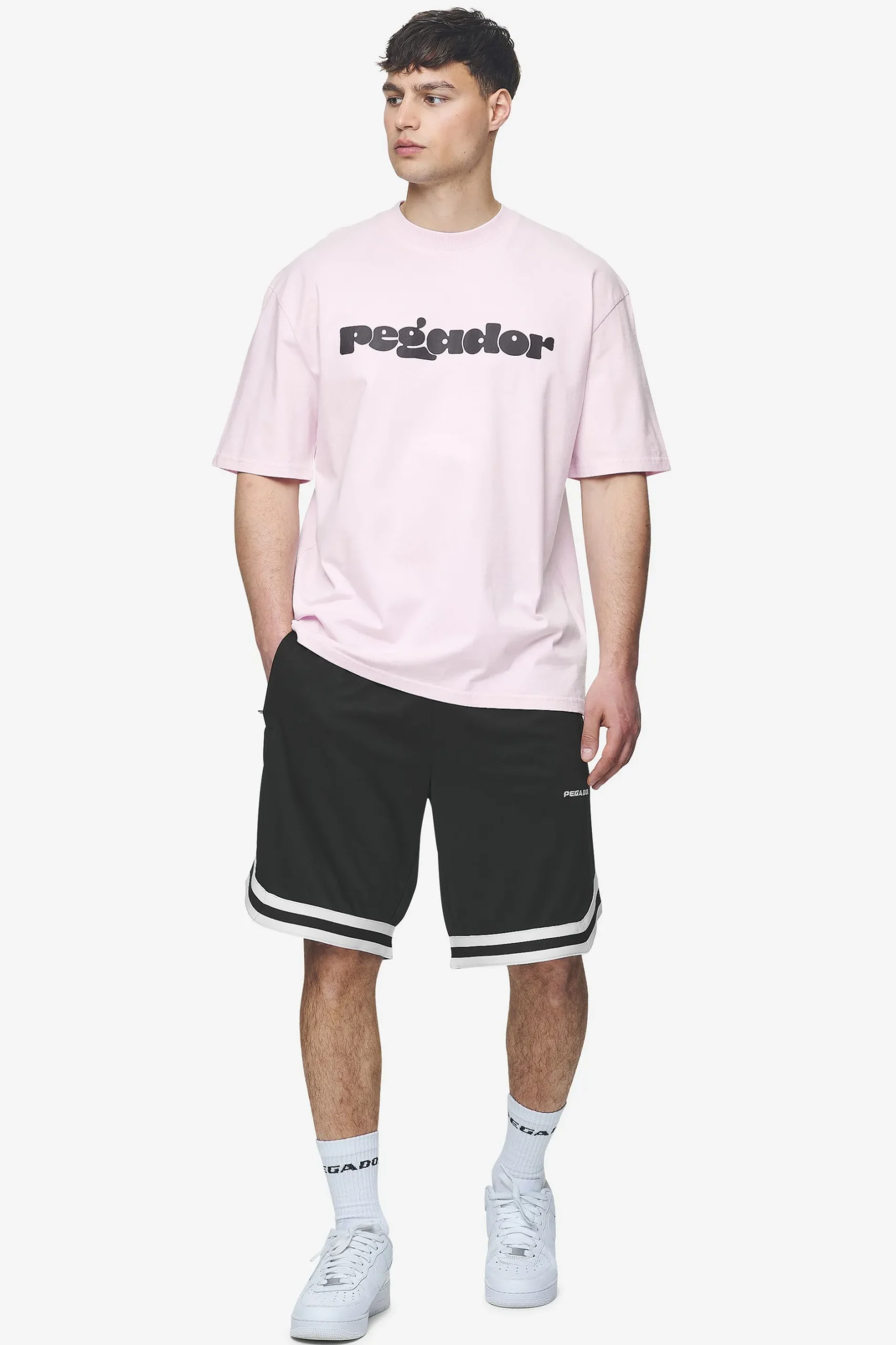 Pegador Tees|Cosmo Oversized Tee Washed bubblegum