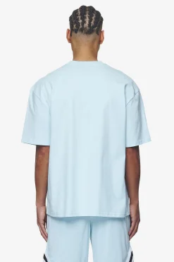Pegador Tees|Cosmo Oversized Tee Washed baby blue