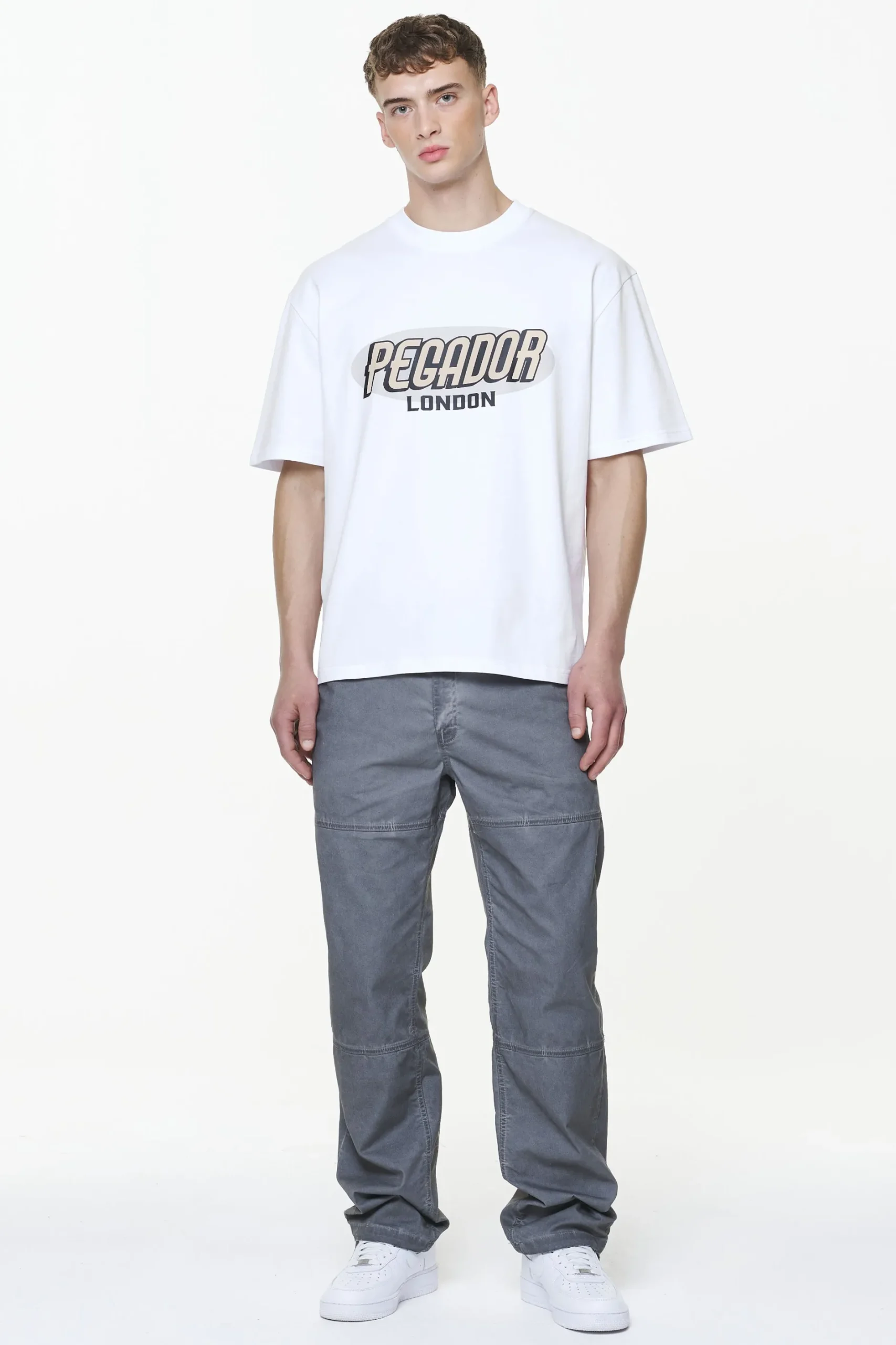 Pegador Tees|County Oversized Tee White