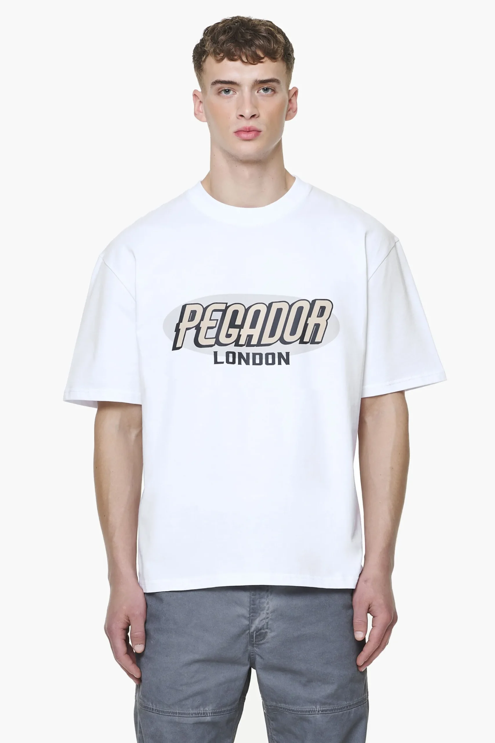 Pegador Tees|County Oversized Tee White