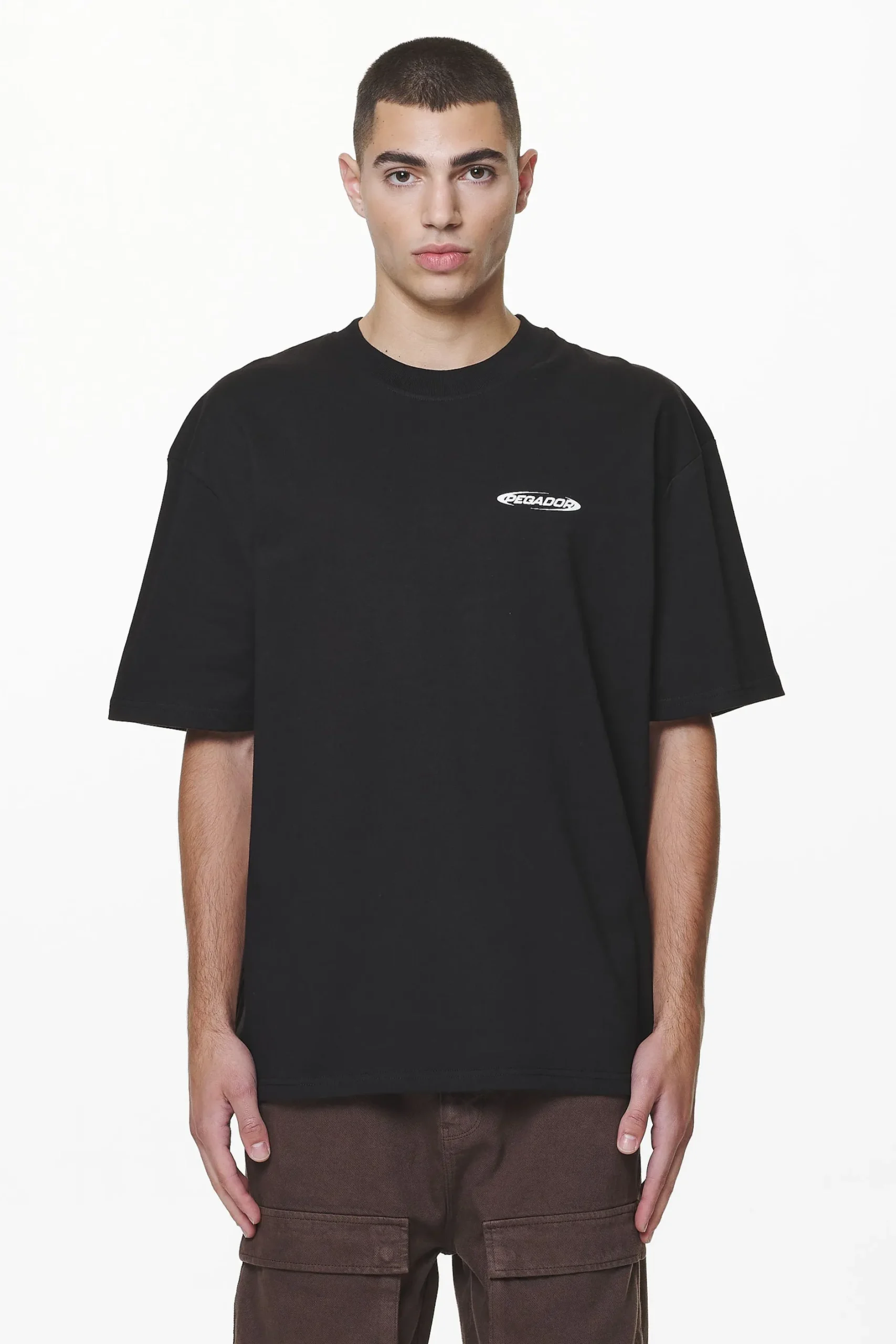 Pegador Tees|Crail Oversized Tee Black