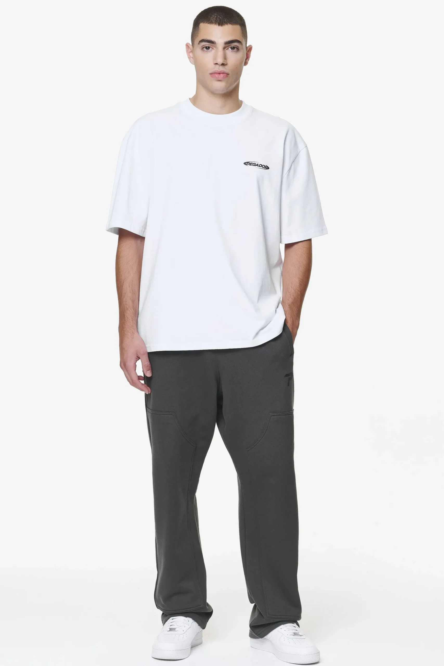 Pegador Tees|Crail Oversized Tee White