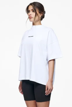 Pegador Tees|Culla Logo Heavy Oversized Tee White
