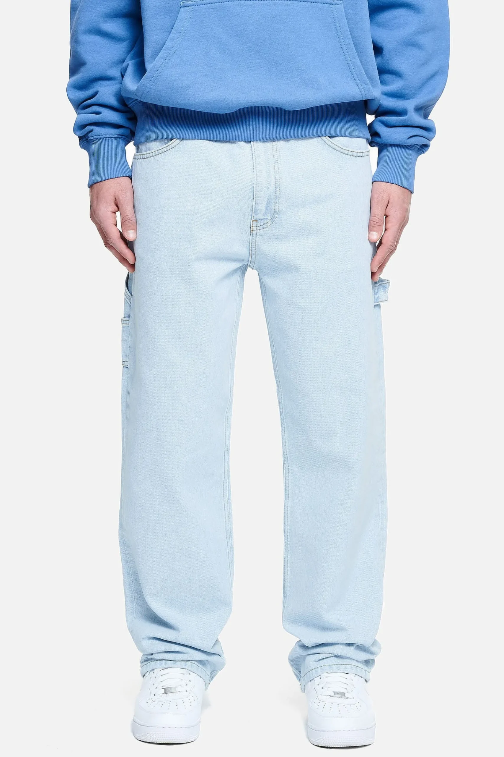 Pegador Jeans|Daule Baggy Workwear Jeans Washed Cold Blue