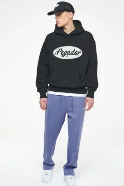 Pegador Pants & Joggers|Davie Wide Track Pants Magic Violet Angels Cream