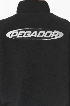 Pegador Sweaters|Defoe Teddy Halfzip Sweater Black
