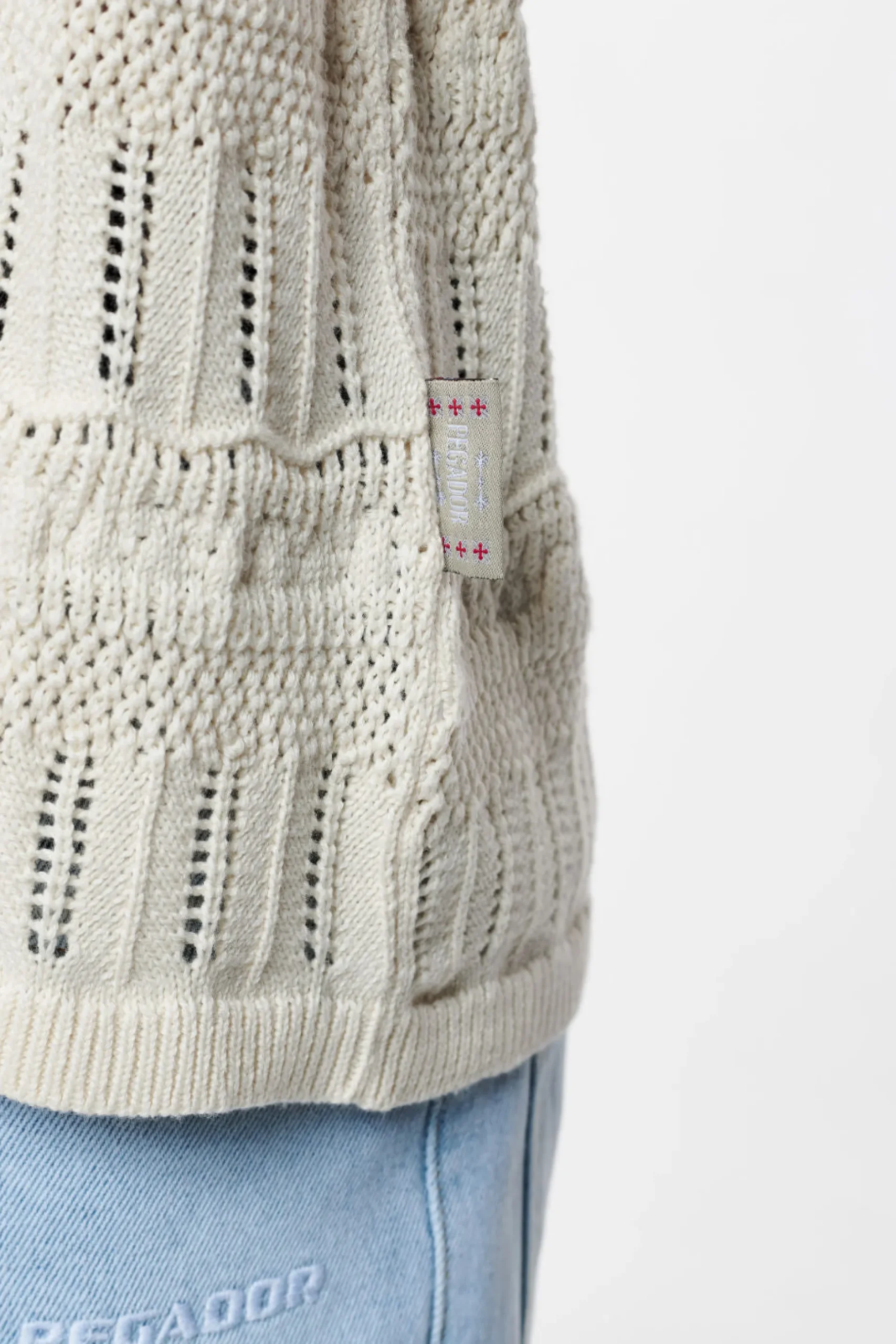 Pegador Shirts|Degraves Crochet Shirt Unbleached