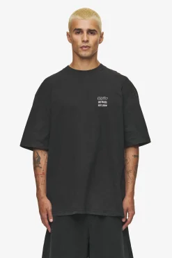 Pegador Tees|Denaud Oversized Tee Vintage Black
