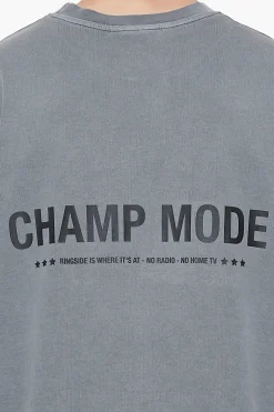 Pegador Tees|Dike Oversized Tee Vintage Grey