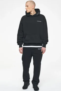 Pegador Hoodies|Dinmont Oversized Hoodie Vintage Washed Black Ink