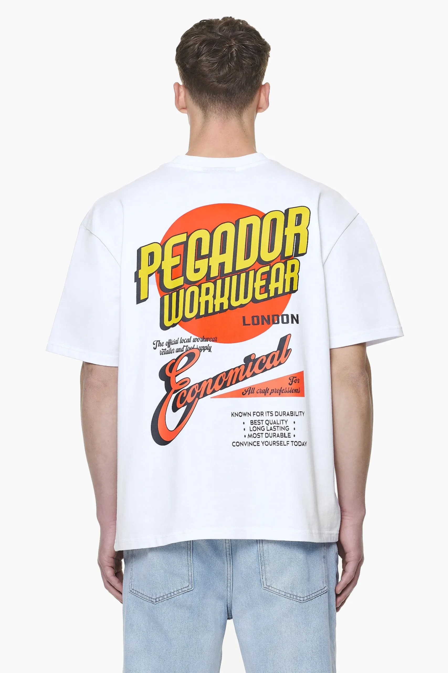Pegador Tees|Docks Oversized Tee White