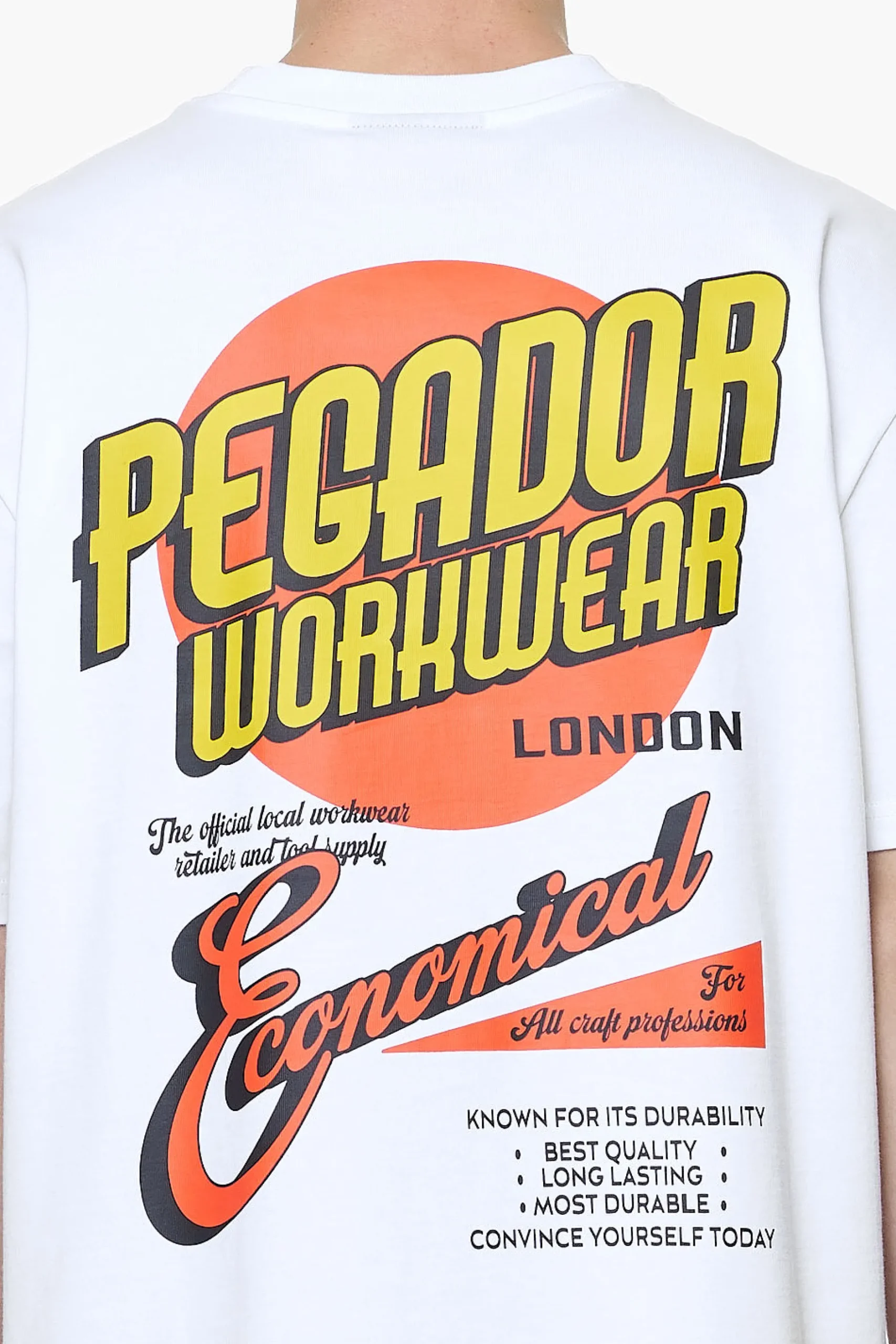 Pegador Tees|Docks Oversized Tee White