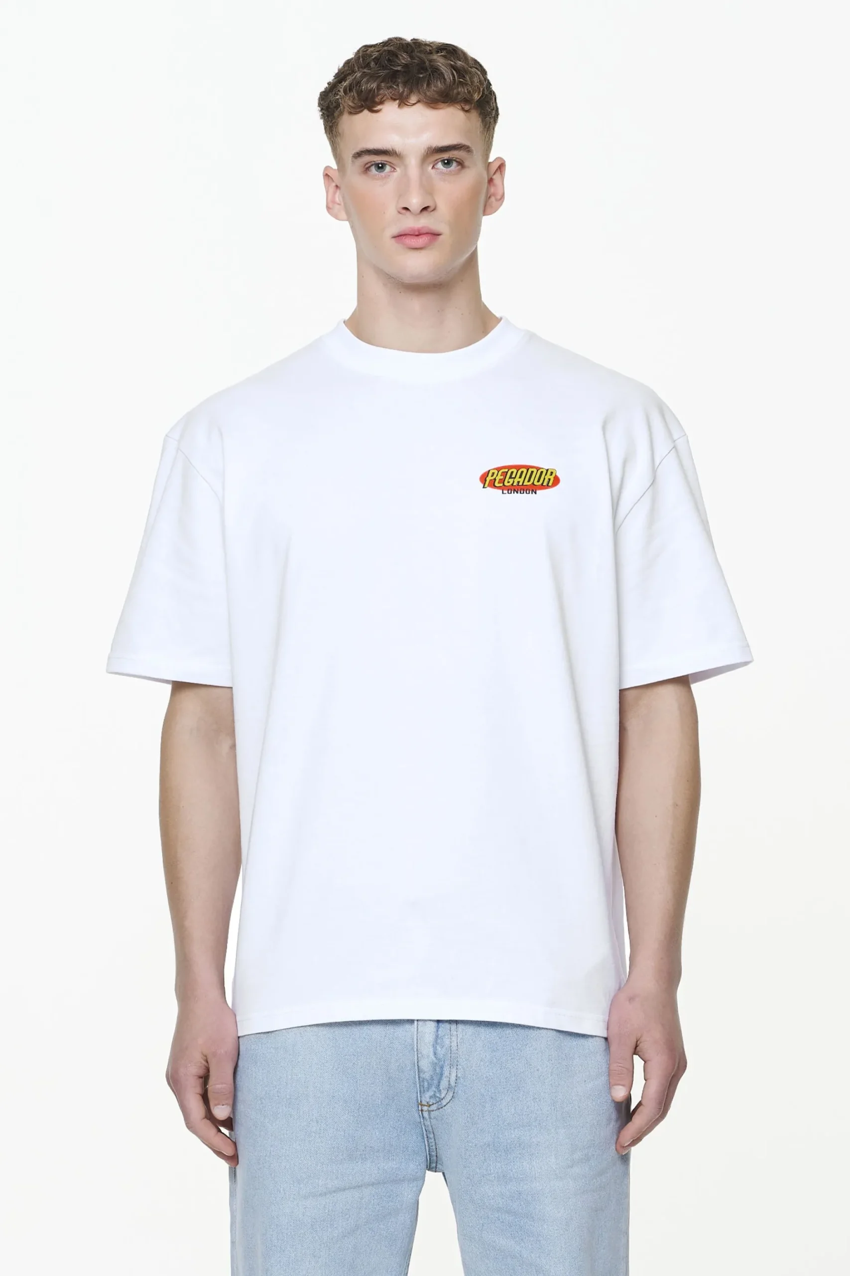 Pegador Tees|Docks Oversized Tee White