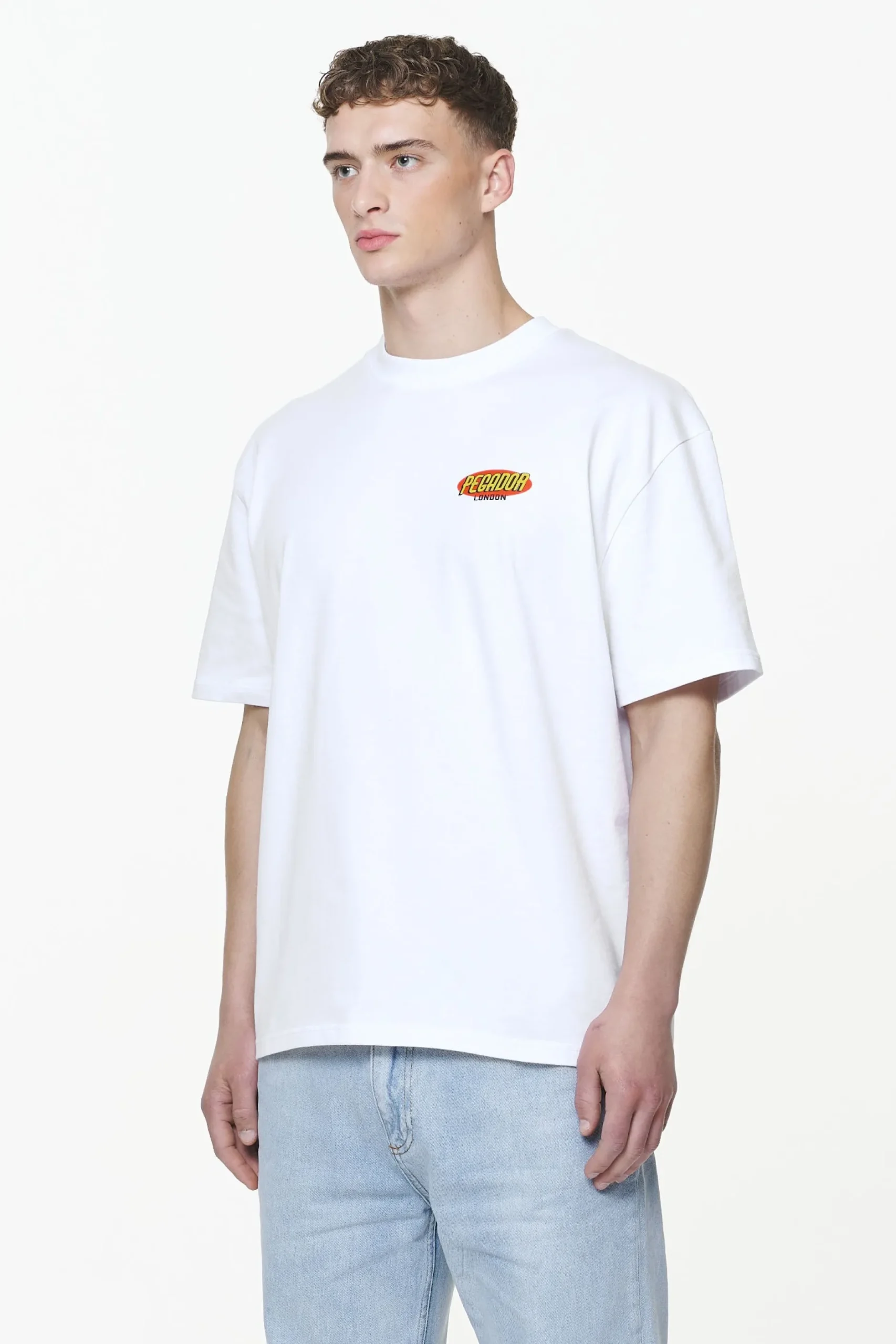 Pegador Tees|Docks Oversized Tee White