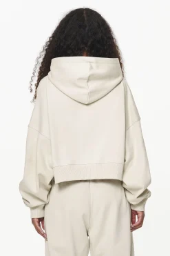 Pegador Hoodies|Zip Hoodies|Dorset Cropped Zip Hoodie Vintage Washed Bone White
