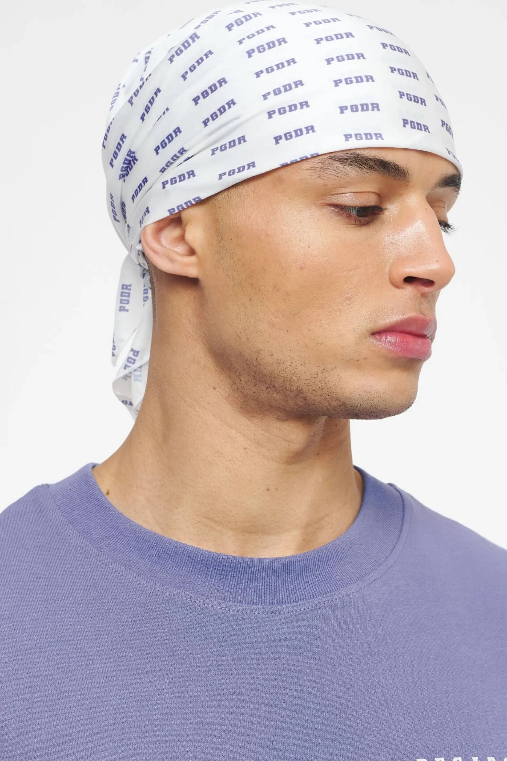 Pegador Caps & Hats|Doty Bandana White Purple