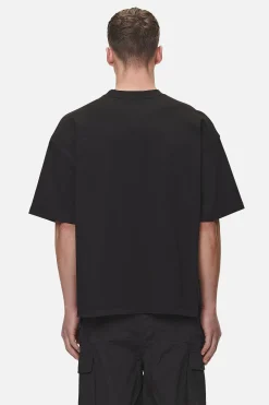Pegador Tees|Drew Boxy Tee Washed Black