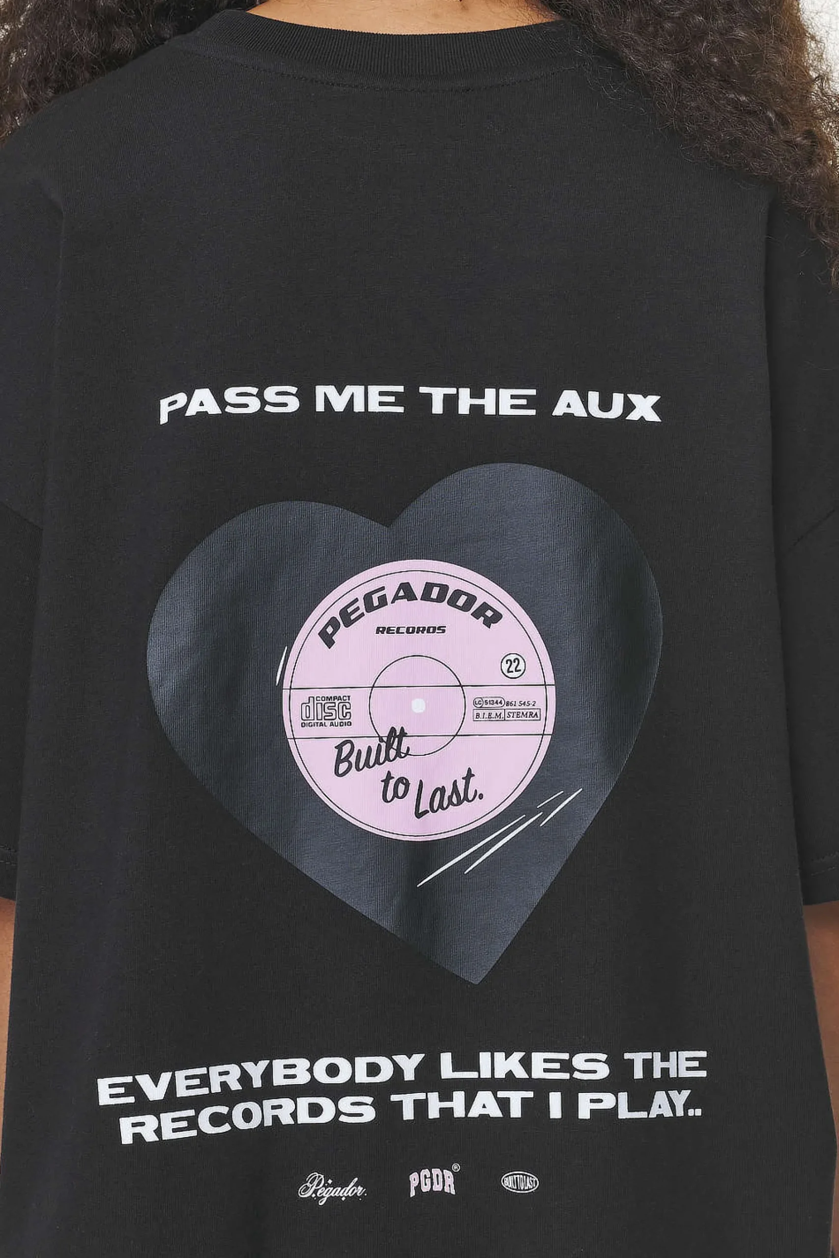 Pegador Tees|Drury Heavy Oversized Tee Black