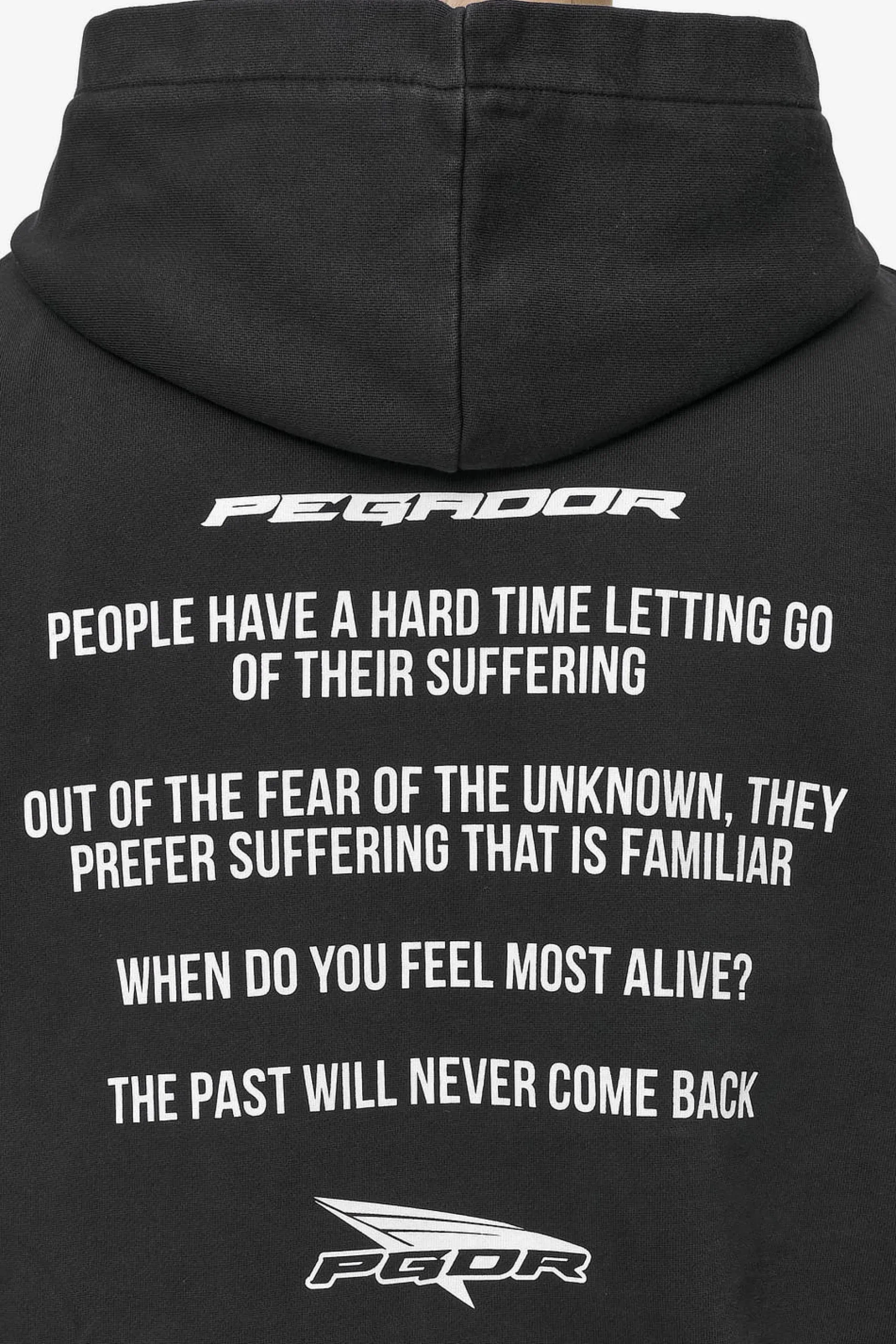 Pegador Hoodies|Zip Hoodies|Dubose Oversized Sweat Jacket Vintage Black