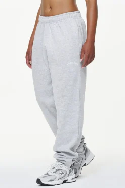 Pegador Pants|Durward High Waisted Sweat Pants Grey Melange