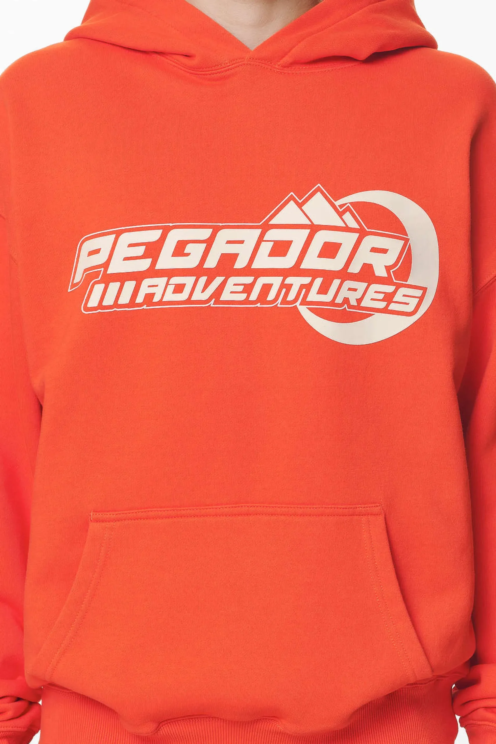 Pegador Hoodies|Eazor Oversized Hoodie Washed Signal Red